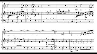 Laudamus Te (Mass in C minor - W.A. Mozart) Score Animation