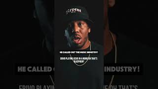 Rapper calls out the MUSIC industry
