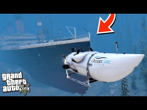 ПОГРУЖЕНИЕ К ТИТАНИКУ, но... МЫ ПОШЛИ КО ДНУ!! - GTA 5 (Моды ГТА 5)