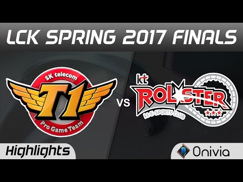 SKT vs KT Highlights Game 1 LCK Spring Finals 2017 SK Telecom T1 vs KT Rolster