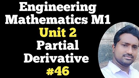 Engineering Maths 1 | Video 46 | Unit 2 | Functions of Several Variables | Vincent Maths |