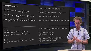 Improper integrals and the principal value