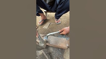 The Skill Behind Making a Traditional Rubber Harvesting Tool  #blacksmith  #blacksmiting #travel