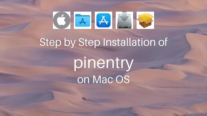 ✅ Solved - Download & install pinentry on Mac OS (Sonoma, Sequoia, Ventura) via Homebrew / brew