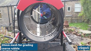 Scheppach RS350 Automatic Rotary Soil Sieve | Screwfix