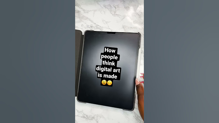 How people think digital art is made😩😩😩