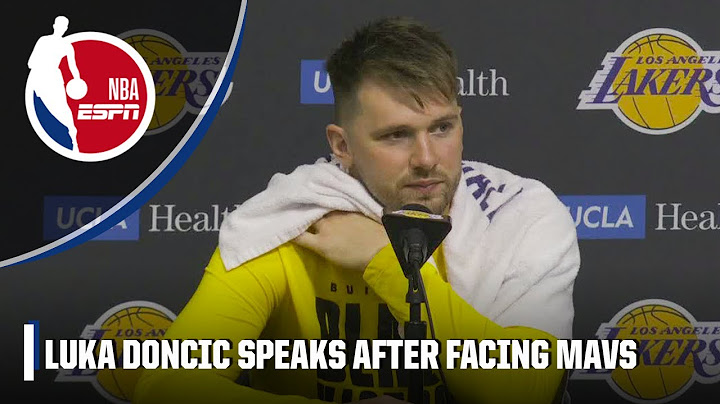 Luka Doncic FULL postgame news conference after Mavericks vs. Lakers | NBA on ESPN