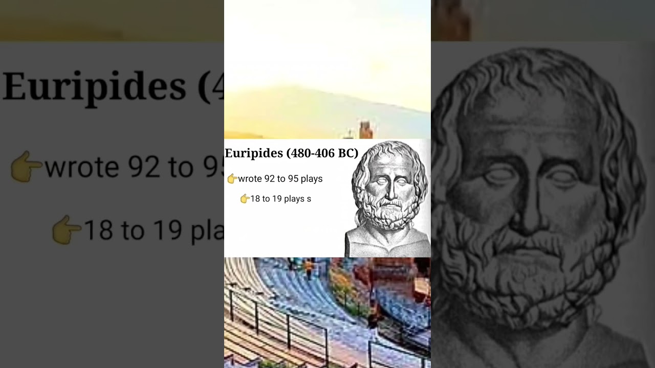Euripides Greek Tragedy Playwright 