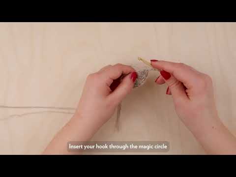 Hvordan hekle Fleur halvruten / How to crochet the Fleur half square