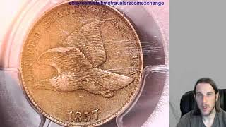 Where can I sell my 1857 Flying Eagle Cent Graded by PCGS XF 40 24387809 Video