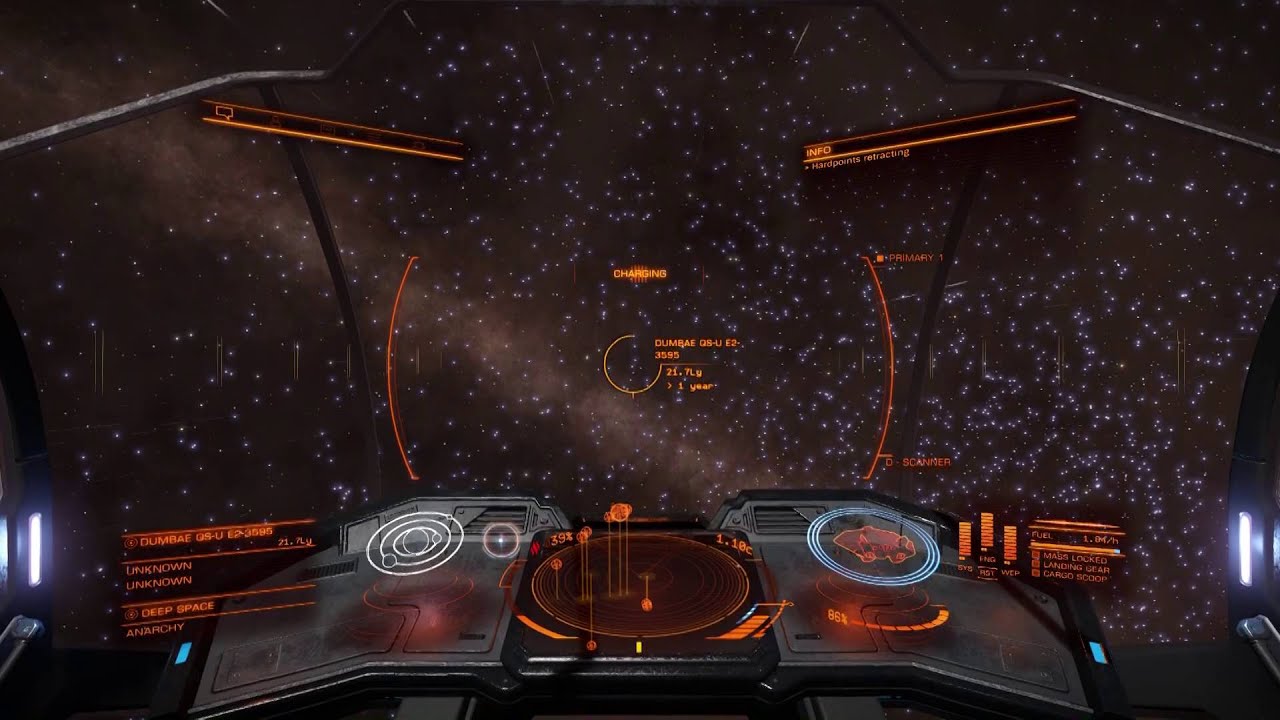 Elite DangerousFlying through black hole YouTube