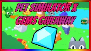 Pet Simulator X | FREE GEMS  GIVEAWAY | Christmas Update - Roblox Livestream