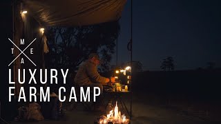 Jimny Car Camping on a Luxury farm with a AWNING Tent | Pool and Sauna | Propane Fire Pit by The Midweek Escape Artist 698 views 5 months ago 33 minutes