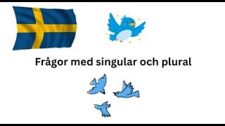 Frågor Med Singular Och Plural
