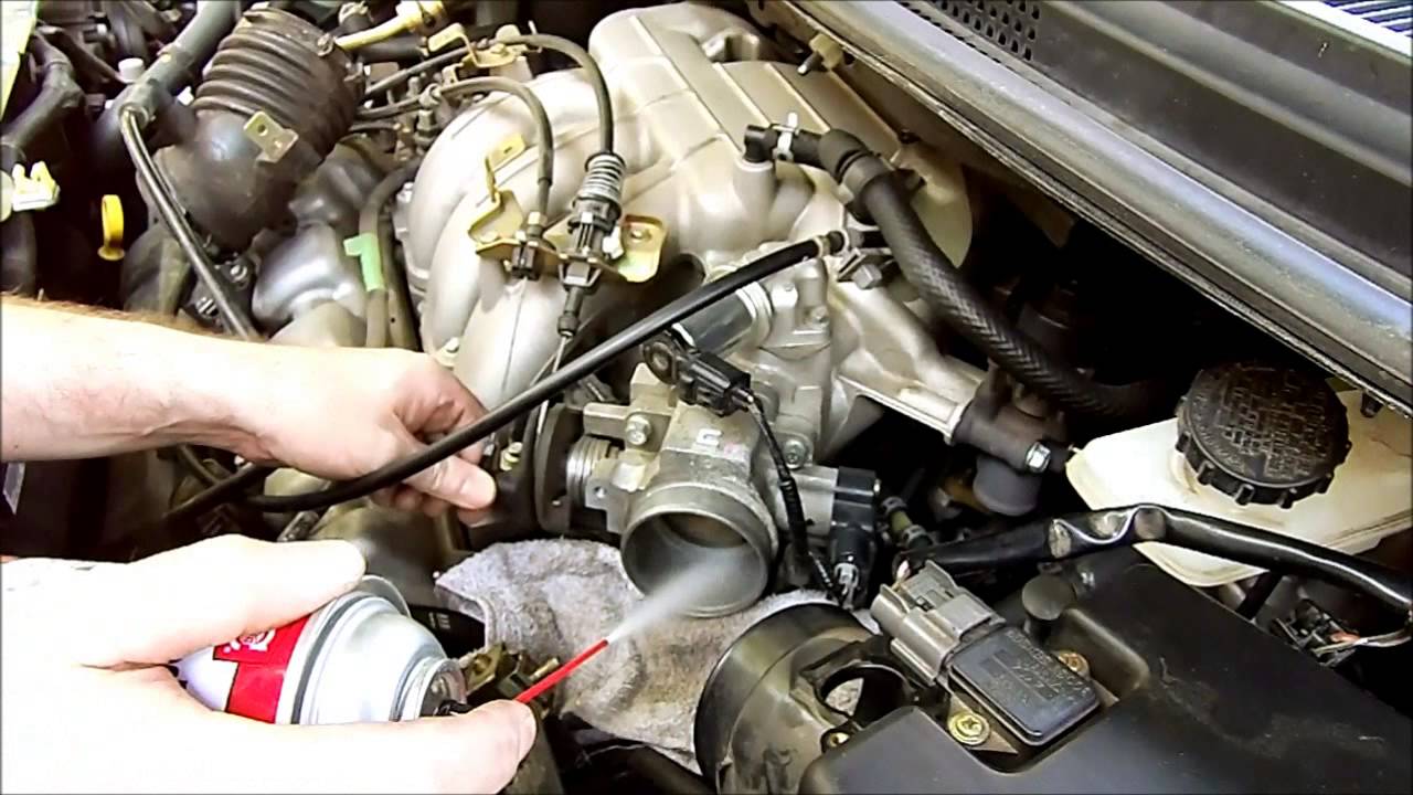 Throttle Body Cleaning on a 2005 Mazda MPV - YouTube 2004 mazda tribute engine diagram 