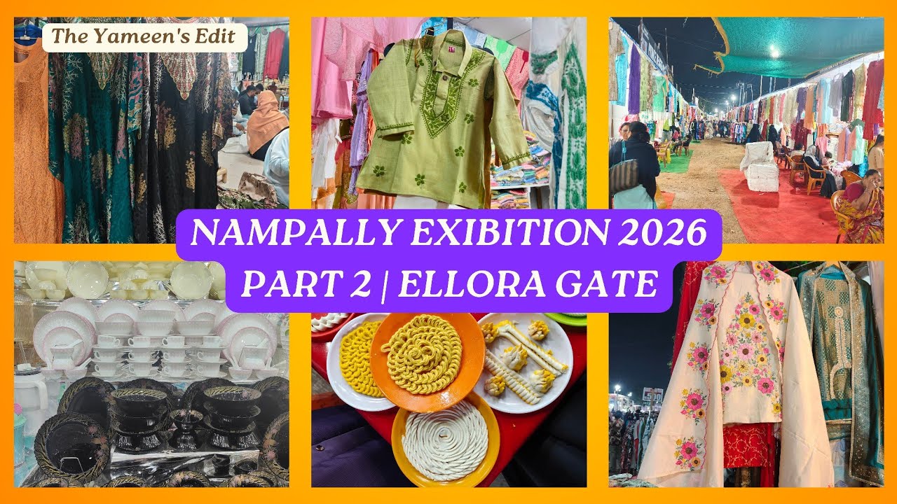 Nampally Exhibition 2026 | Part 2 | Exploring Ellora Gate Side