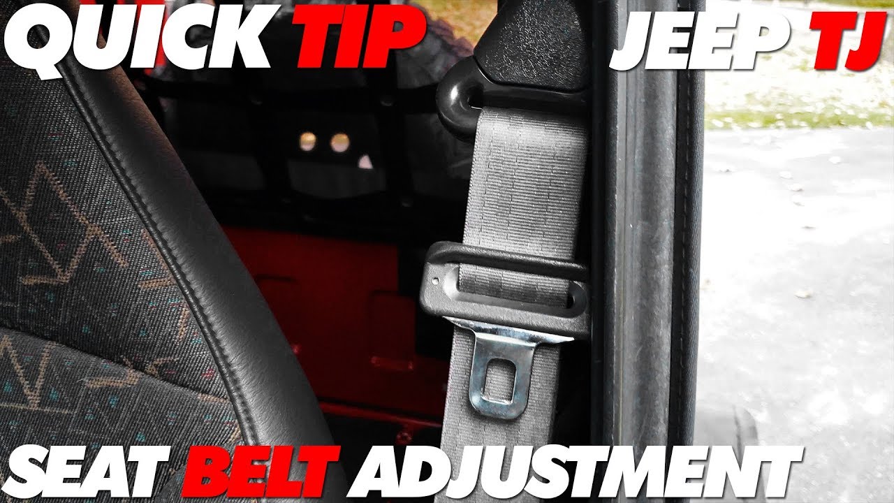 Jeep TJ Quick Tip: Seat belt Adjustment - YouTube