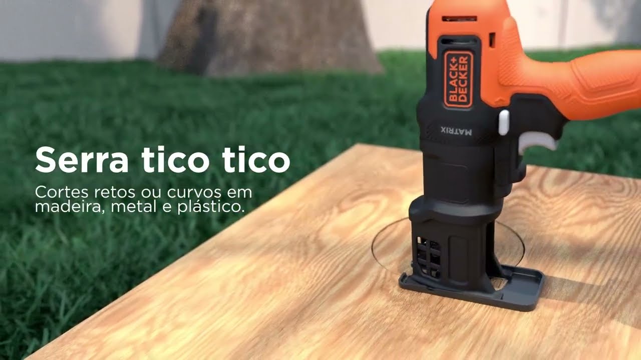 PARAFUS/FURAD MATRIX 20V KT 3PÇS BLACK&DECKER MTX20K3B-BR - Sasso