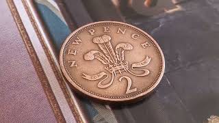 Very Rare 👉 + £ 55,000,00 👈 if you have One! Rare Error Coin U.K Queen Elizabeth II 2 New Pence 1979
