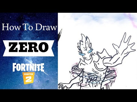 How To Draw Zero New Skin From Season 11 Fortnite Step By Step Tutorial Easy Youtube