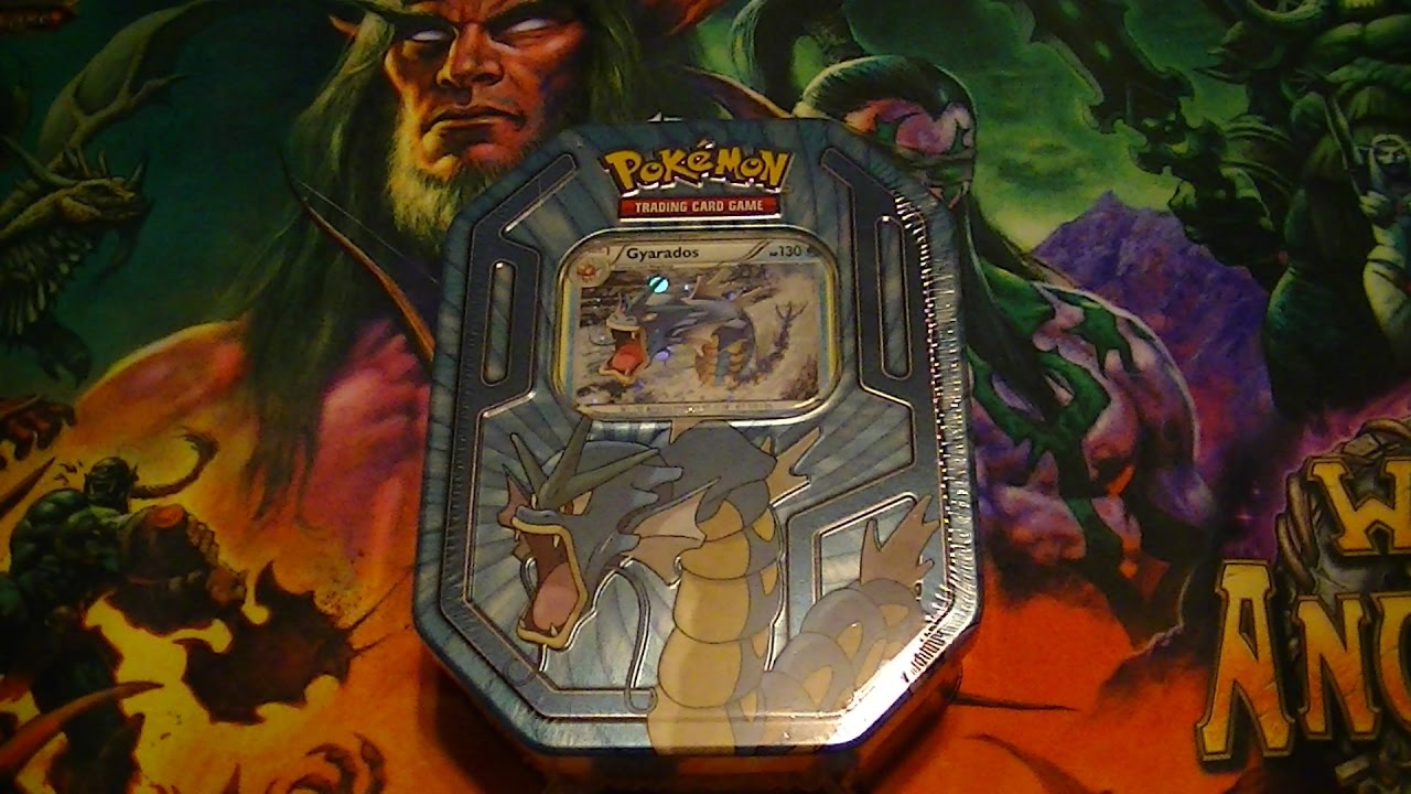Unboxing Pokemon Champion's Tin - Gyarados