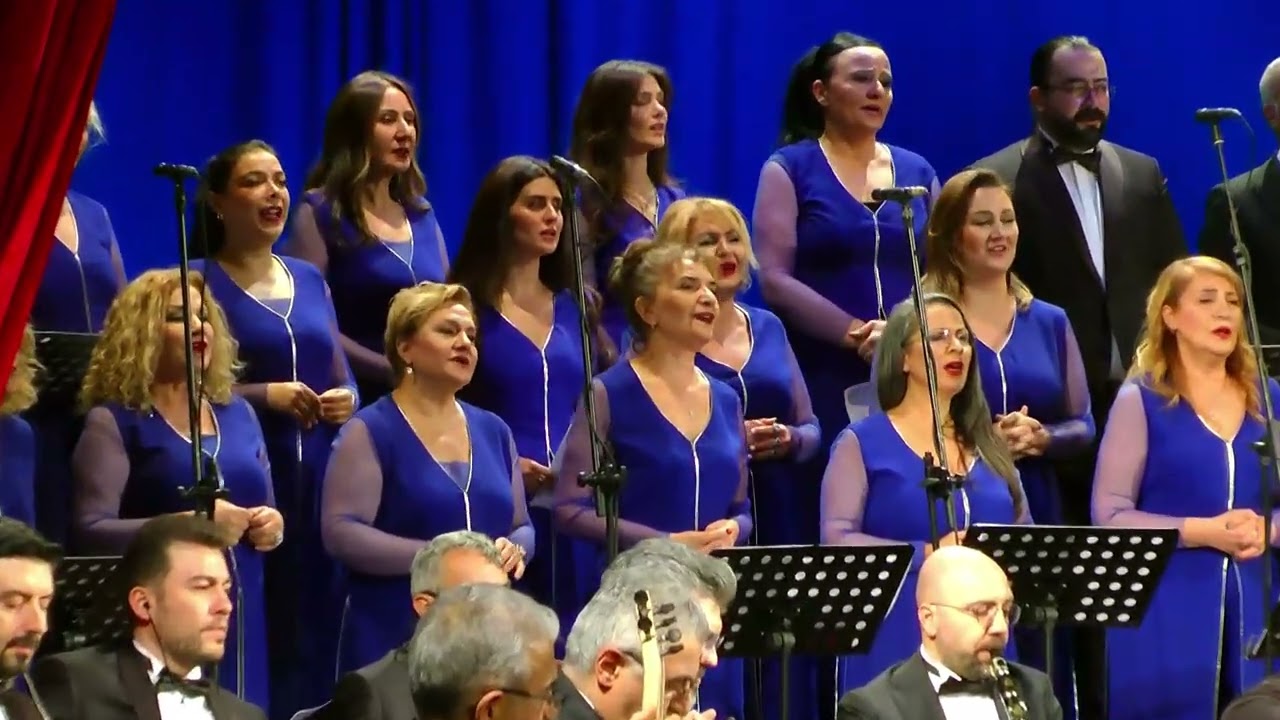 KÜLTÜR VE TURİZM  BAKANLIGI THM KOROSU KONSERİ/ŞEF: TURGAY COŞKUN / KAMERA: YÜKSEL TALU