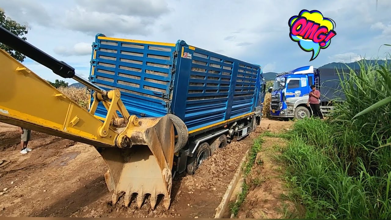 งานกู้ภัยก็มา 🔰🔰🔰 แบคโฮ CAT 320 NEXT GENERATION NEW LOGO นานๆออกโรงทีขอเป็นพระเอกหน่อยละกัน 😎😎😎