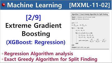 [MXML-11-02] Extreme Gradient Boosting (XGBoost) [2/9] - Regression: Algorithm analysis