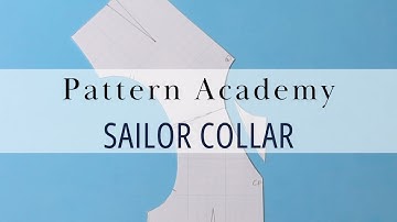 4.3 B How To Draft A Sailor Collar - The Bodice Sloper - Pattern Academy