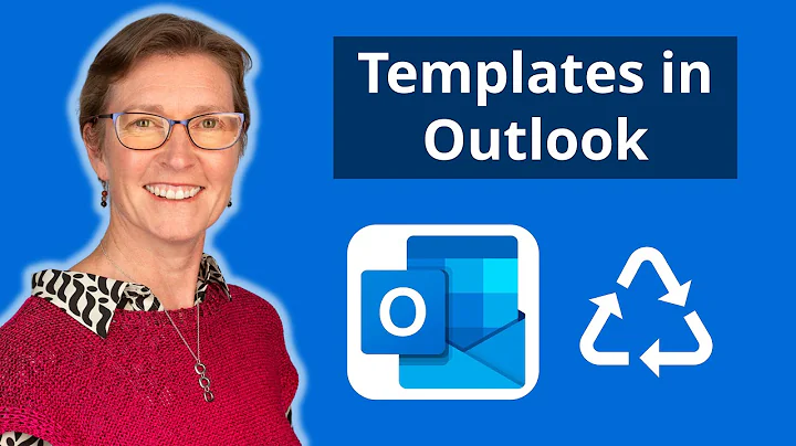 How to create an email template in Outlook