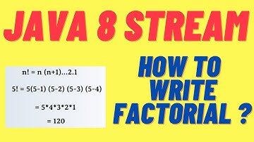 JAVA 8 STREAMS | WRITE A FACTORIAL PROGRAM USING JAVA 8 SYNTAX | EXAMPLE JAVA CODE DEMO|InterviewDOT