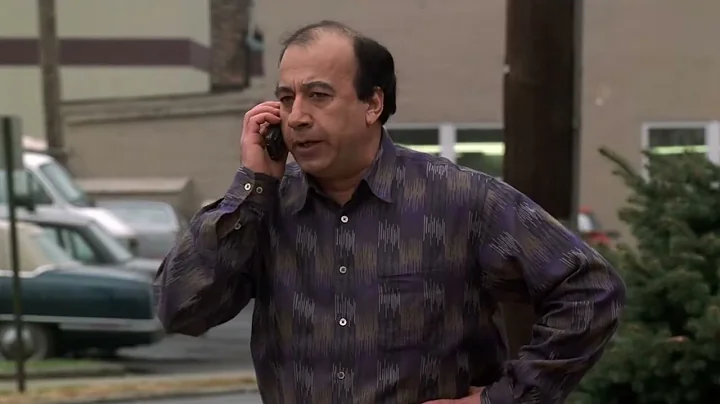The Sopranos Richie dumps garbage on store parking lot scene