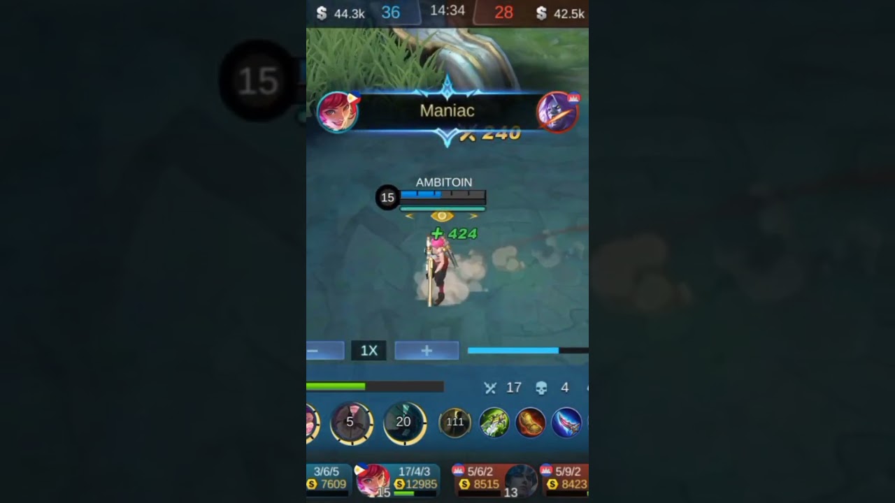 Savage 🔥🥳💪 Beatrix 1 short 1 kill 🤭😱free style Mobile legend bang bang