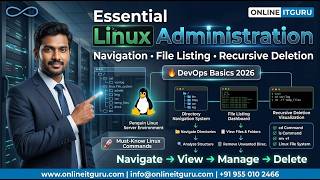 DevOps Basics 2026 | Linux File Management| Sort-Remove Duplicates - VI Editor Example |OnlineITGuru