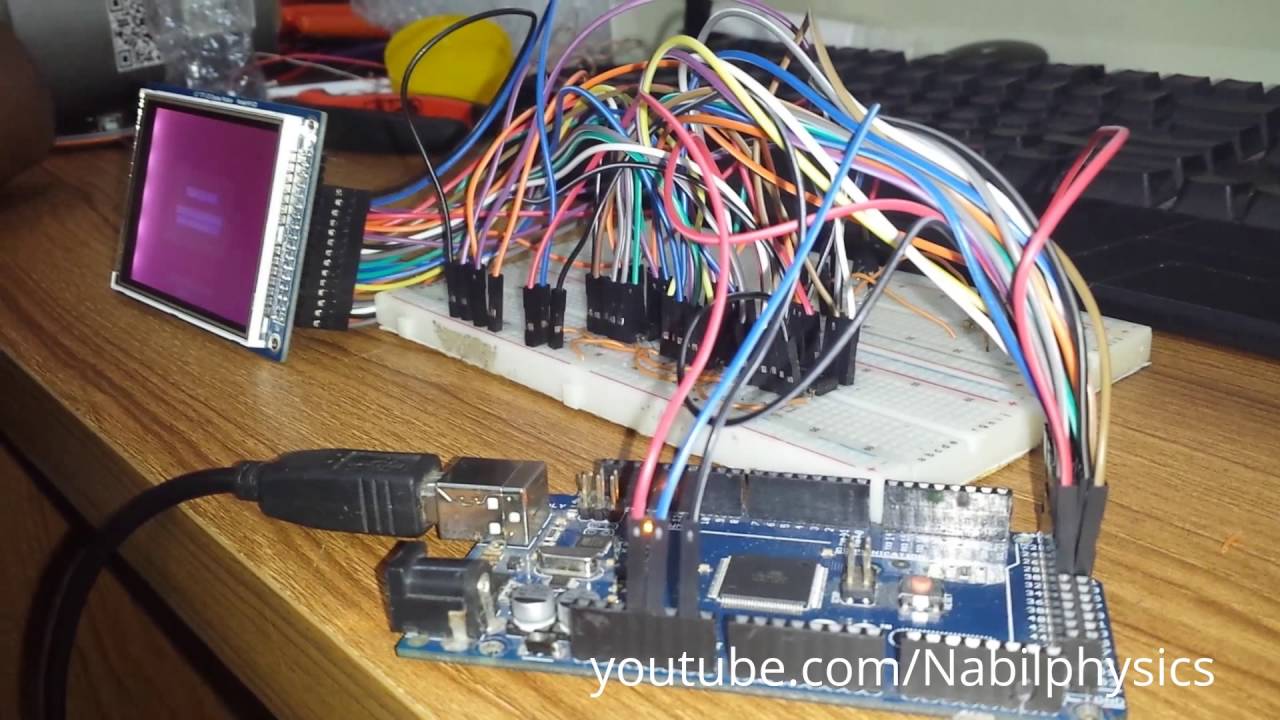 3.3V TFT Display with Arduino - YouTube