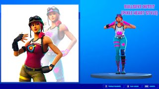 Fortnite Bullseye New Pixel Heart Style Skin Showcase Backblings And Emotes