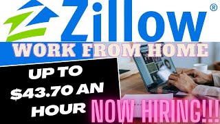 UP TO $43.70 an hour | Work From Home Job | ZILLOW IS HIRING NOW ❤️