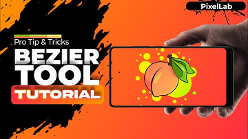 Bezier Tool Tutorial in PixelLab | Use Bezier Curve like a PRO in Mobile
