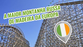 A maior MONTANHA RUSSA de Madeira da Europa | 1Minuto Longe de Casa #1