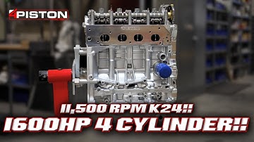 11,500RPM K24 Honda Makes 1,600HP?! This Thing is a MONSTER!