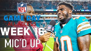 NFL Week 16 Mic'd Up, "y'all know my favorite rapper Future" | Game Day All Access