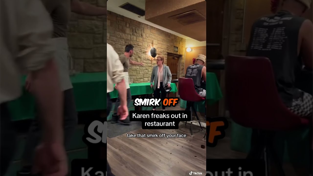 Crazy Karen Gets OWNED By Waiter