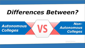 Difference Between Autonomous Colleges and Non-Autonomous Colleges | 2020-21 | EAMCET colleges