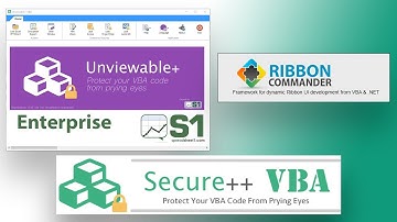 Protege tu código VBA con Unviewable Plus Enterprise | Secure++ VBA | Ribbon Commander