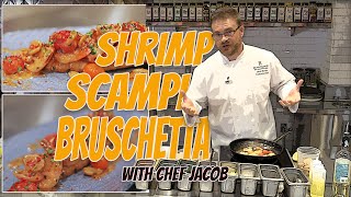 Shrimp Scampi Bruschetta (No Pasta) | Scampi Video Series 2 of 3