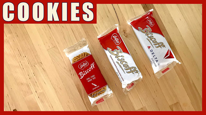 Airline Biscoff Cookie Comparison | Hangar77