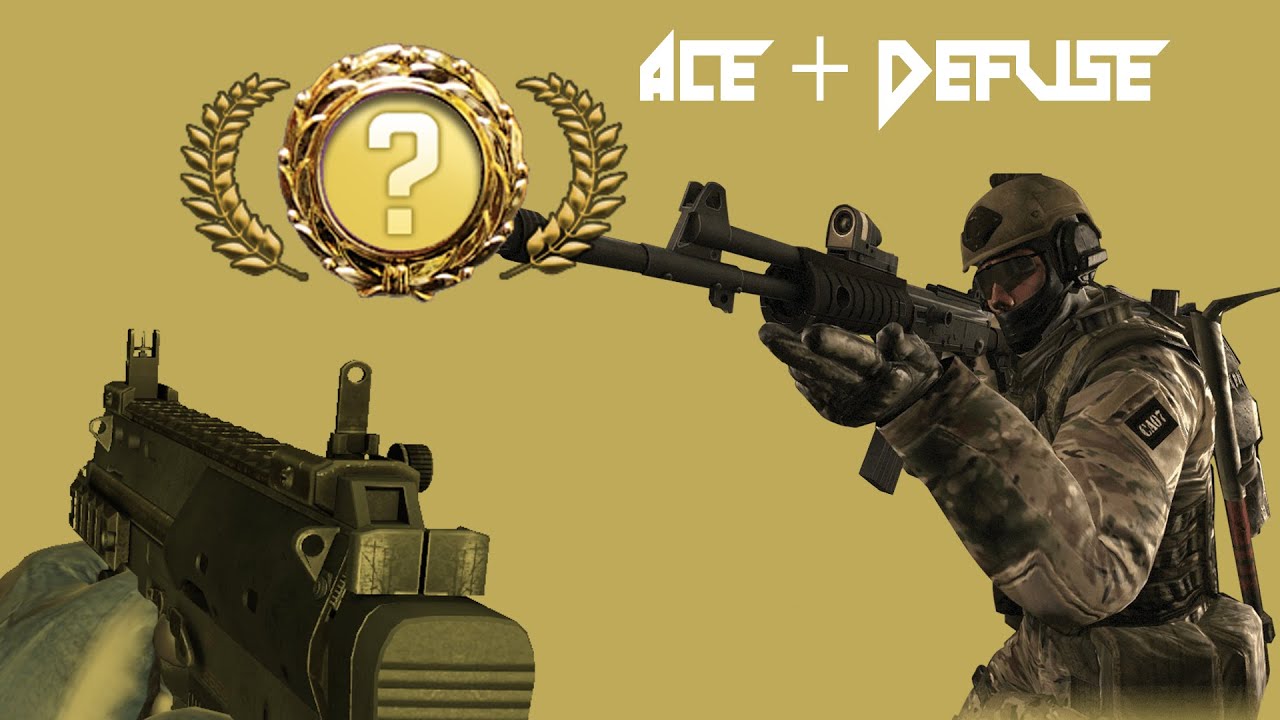 CS:GO ACE + Defuse Competitive Round - YouTube