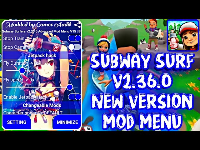 Subway Surfers v2.29.1 Advanced Mod Menu Apk V7 [God Hack,Speed Hack,Score  Multiplier etc.] 