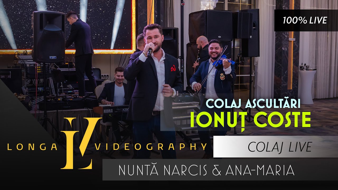 Ionut Coste   Colaj Ascultari LIVE  Nunta Narcis  Ana Maria