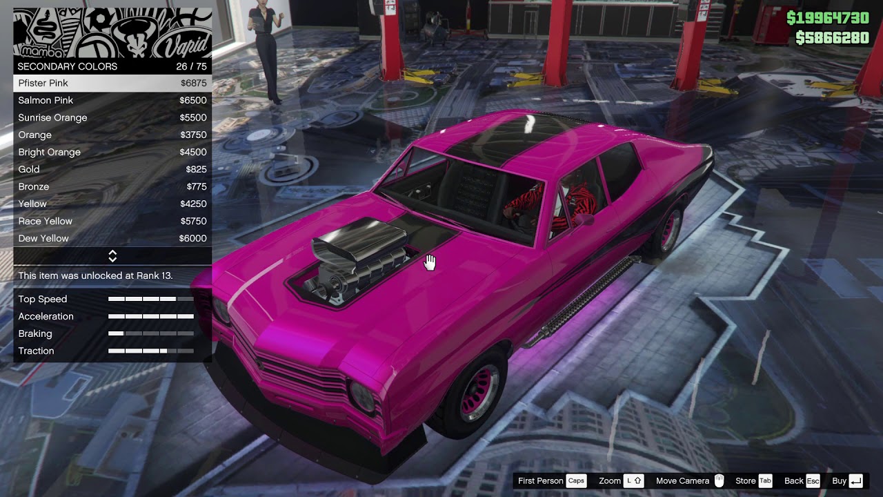 GTA 5 Online NEW Declasse Tulip Muscle Car CUSTOMIZATION - YouTube